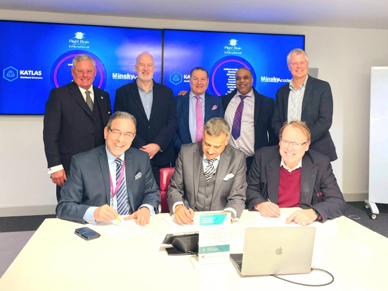 Minsky Academy, Right Brain Thinking International (RBT), and KATLAS Technology Group have signed a MoU