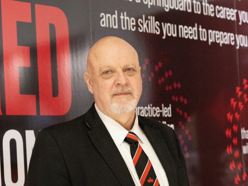 Adrian Dutch, Pro-Vice Chancellor (International) at the University of Bedfordshire.